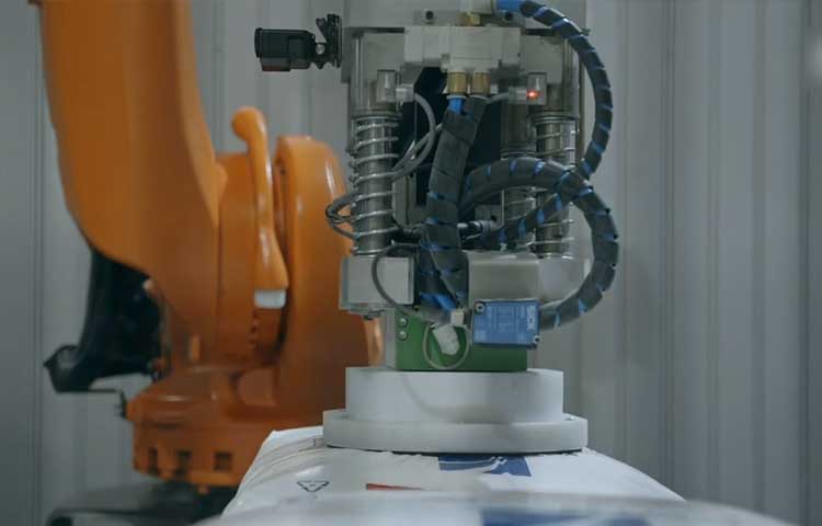 袋装物品装卸工作站