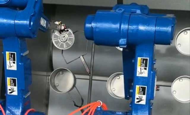 Robotic Kitchenware Spray Painting Project