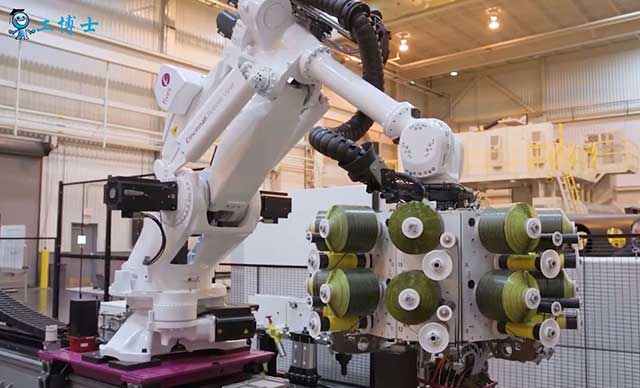 Aerospace Component Carbon Fiber Placement